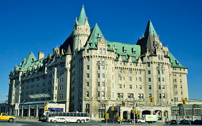 in the original chateau laurier the roof is also copper which has also patinated so why..... why not do that too here