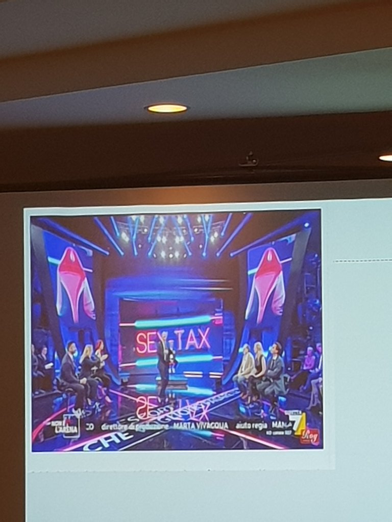 corbeau_1863's tweet image. Isabel Crowhurst on Taxation of #sexwork in Italy. Shows sex tax TV show in Italy &amp;amp; racist political propaganda, etc.  #CRN6_DC2019 #LSA2019