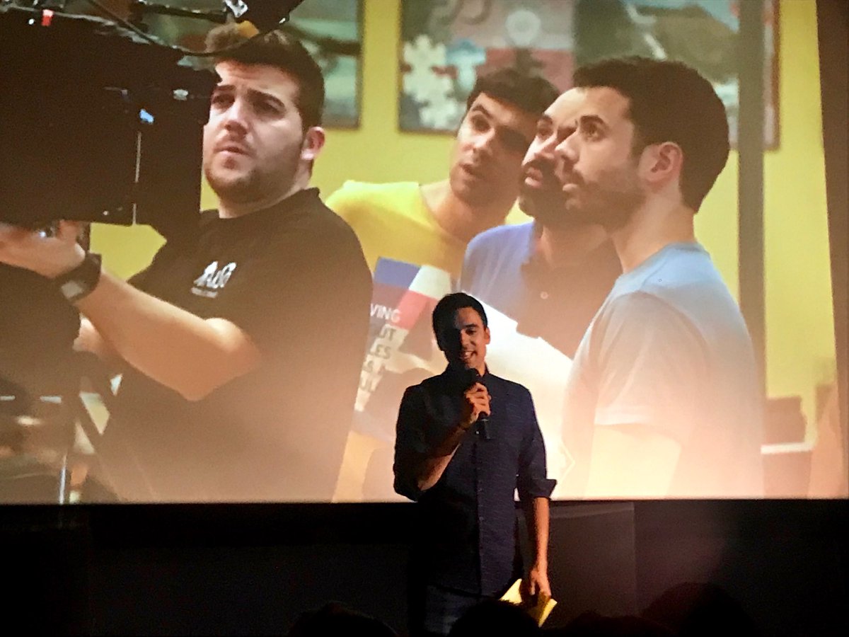 SandraGolpeA3TV's tweet photo. Felicidades, querido ⁦@PabloConde⁩ 😍Editor de las 15hs y cineasta. Orgullosa de ti, hoy estrenando corto en Madrid 👏🏼👏🏼👏🏼👏🏼 #LaEpidemia https://t.co/JVGUfKdV66