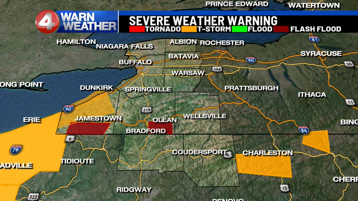 NWS has issued these alerts for our area. Latest on News4, #4WarnWeather App, and wivb.com.  RT
