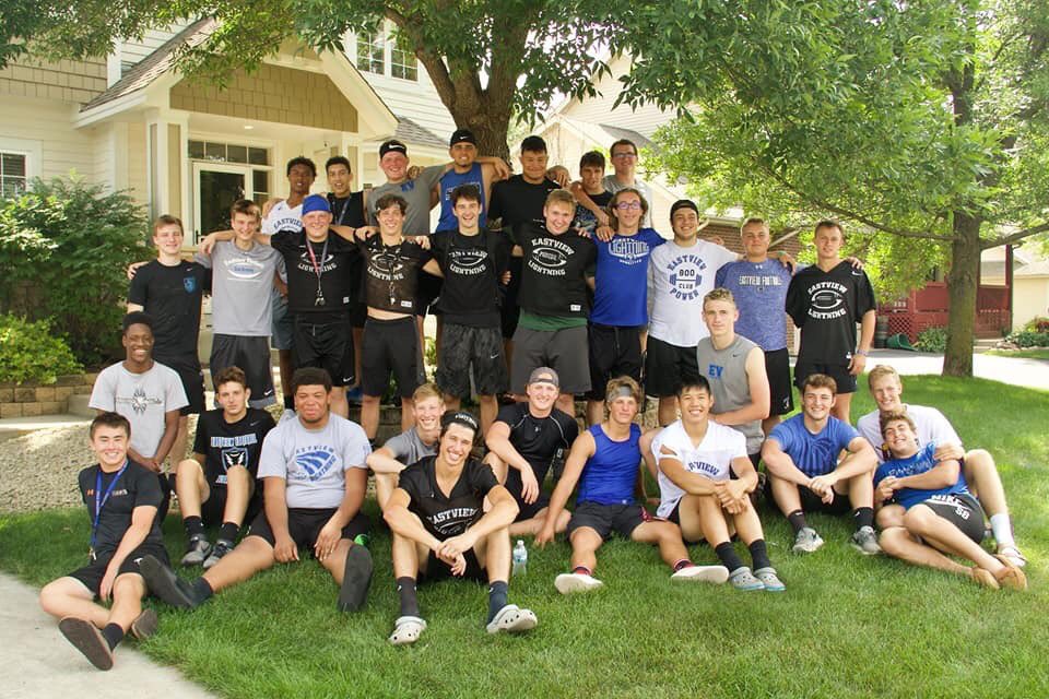 EV_Football's tweet image. Only fitting these guys will end their high school careers on the football field one last time tonight.  Congratulations Seniors!!!