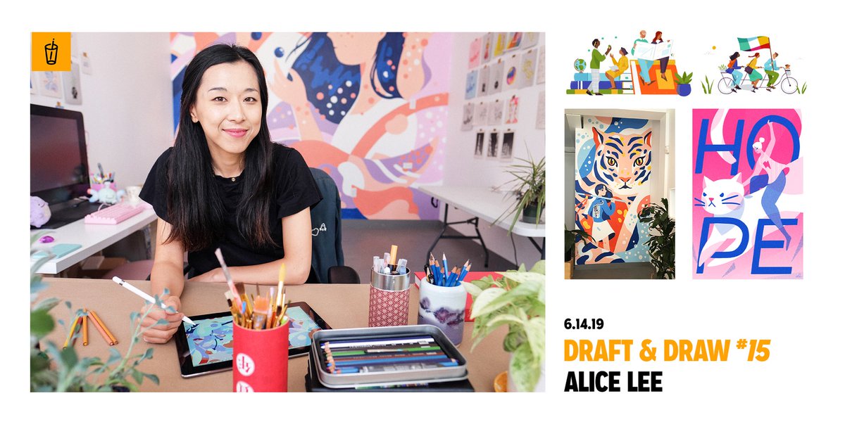 DraftandDraw's tweet photo. Hey San Francisco friends, we’re coming your way: June 14th with @byalicelee at @Wix’s SF office. Tickets on sale now!

https://t.co/H5zgDDvd9R https://t.co/cbUQKy2KOi