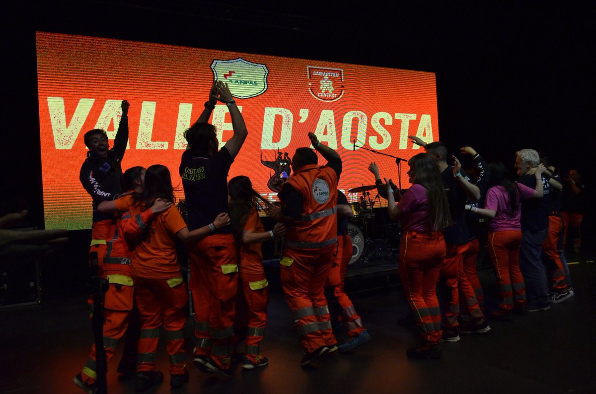 Anpasnazionale's tweet photo. 🧡🧡 Hanno vinto tutti!
Liguria e Valle D’Aosta rappresenteranno l’Italia al prossimo #samicontest
#meetanpas #anpas https://t.co/y8iR8a9TyU