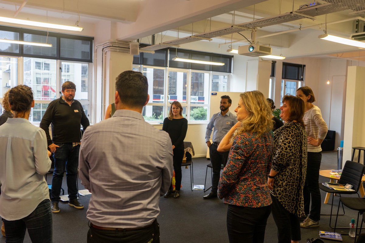sandrajoandan's tweet photo. Big thank you to all of our participants in the Design and Facilitation Master Class in Wellington, NZ. Of course, we could not have done it without such an incredible team. @pcoullomb @GuenolaRasa @jarryddaymond Mitch, Victoria and Clement. https://t.co/wt7eUyp818
