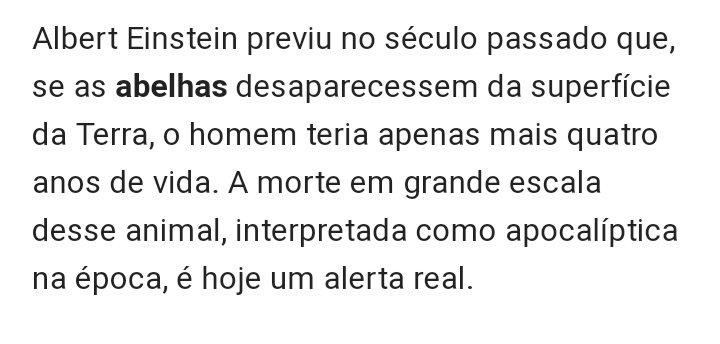 Gente isso é muito SÉRIO. 
As Abelhas não podem continuar morrendo, elas são as principais polinizadores dos ecossistemas do planeta, se elas forem extintas o ser humano acaba. POR FAVOR lutem para preservar as abelhas 🐝