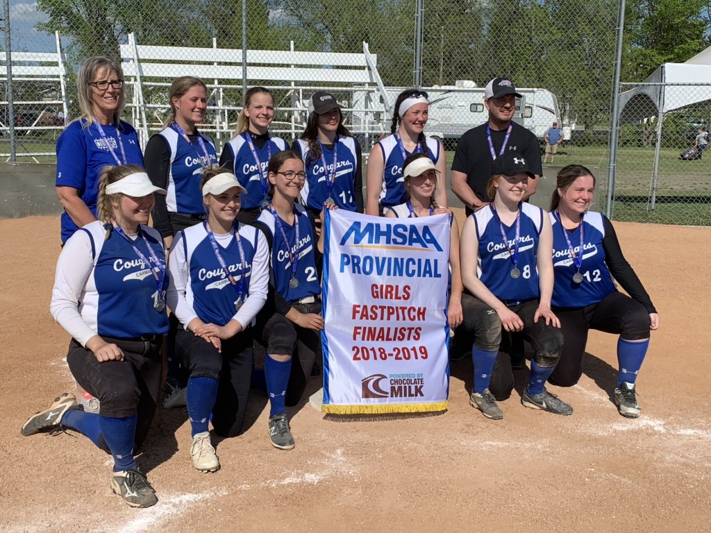 MHSAAFastpitch's tweet photo. Congratulations to the Carman Cougars for finishing as Finalists at the MHSAA Fastpitch Provincials!! https://t.co/HWu3BghkDJ