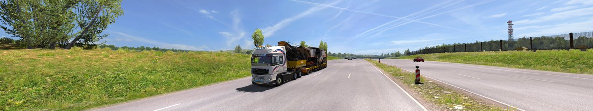 Martini1982's tweet photo. Hauling a heavy 44ton load to Dijon France #DAFPower #IDriveDAF #ETS2 @DAFTrucksNV @SCSsoftware https://t.co/kX5AylNVhR