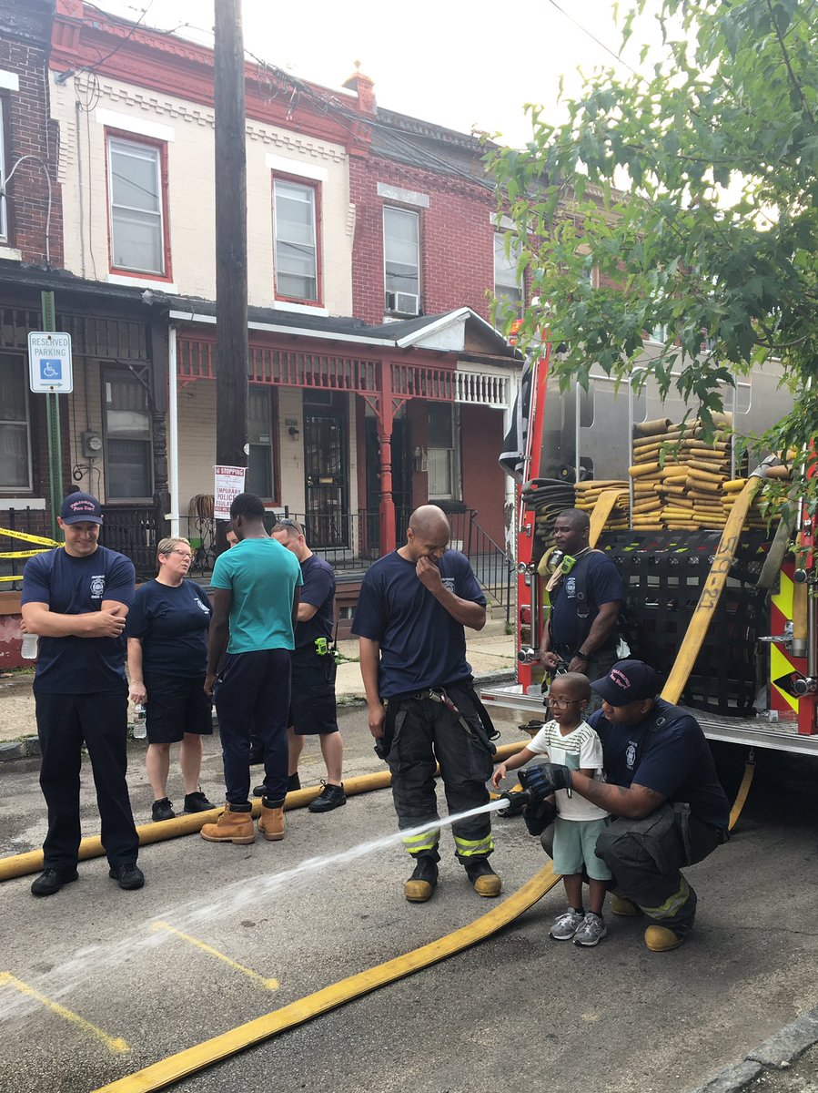 DaveEitzen's tweet photo. They rescued a disabled man from a burning building, put the fire out and then this... https://t.co/9ShUM7sPc5