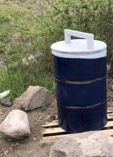 DrJHGRegional's tweet photo. Thank you to this group who made a garbage barrel for the "upper" to help keep the area clean, as part of Ms. Coralie Cameron’s Global Geography 12 Action Project. They designed the location, painted the barrel &amp; built the cover. They are happy to see it is in use by students. https://t.co/H19CmteRDl
