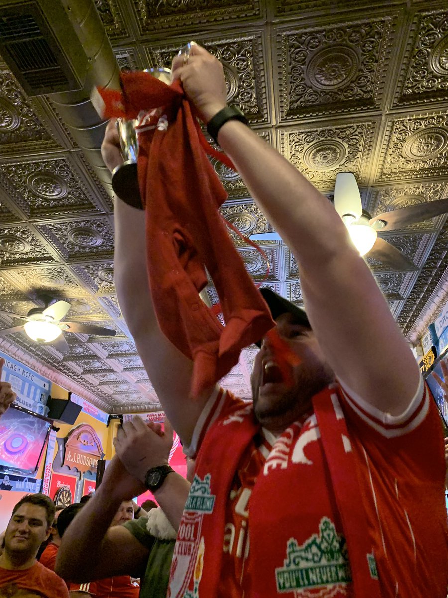 gavinrailing's tweet photo. Baby Railing’s first trophy!!!! Thanks for bringing Liverpool luck when we watched together and remaining undefeated!!! #YNWA #LiverpoolFC #UEFAChampionsLeaguefinal https://t.co/PZClKP36pq