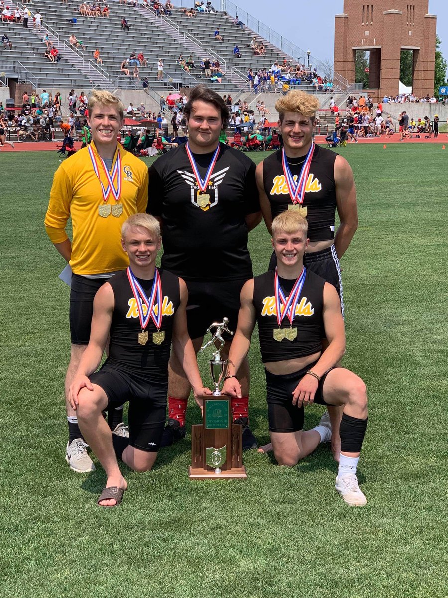 YSNLive_com's tweet photo. The Crestview track team were runners up at the OHSAA meet. The 4x200 broke the meet record by running a time of 1:27.71. The 4x100 team also championed the event. Dominic  Perry won the shot by over 7 ft. Dylan places third overall in the 200.
Congratulations, Rebels!  Be Proud! https://t.co/ltFoQO2t9k