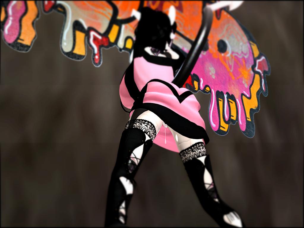 GingerJuriya's tweet image. 5966, your big titty goth gf! #SecondLife #goth #persocom #android #gynoid #robot #ggf #bigtitty
