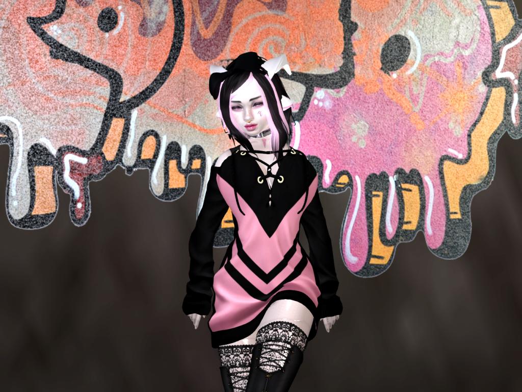 GingerJuriya's tweet image. 5966, your big titty goth gf! #SecondLife #goth #persocom #android #gynoid #robot #ggf #bigtitty