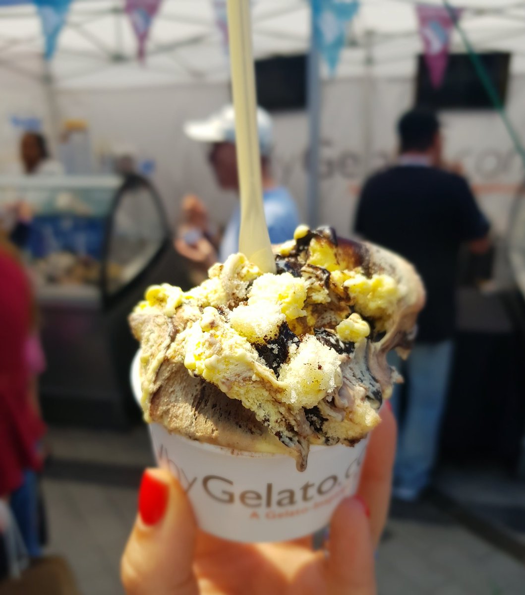 GelatoFestUS's tweet photo. Delicious Boston Cream Pie gelato by @WhyGelato at the Boston event this weekend!
@PreGelAMERICA
#whygelato #gelatofestivalboston https://t.co/5GodbKY4O4