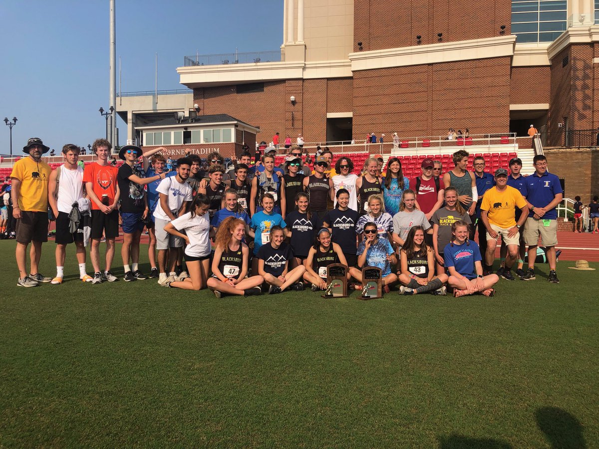 Boys are State Runner-Ups at the VHSL 4A Outdoor Track State Championships!  Girls are team CHAMPS! <a href="/BburgHSBruins/">Blacksburg High</a> <a href="/mcps_va/">MCPS</a> <a href="/MarkMiear/">Mark Miear</a> @milestatdotcom