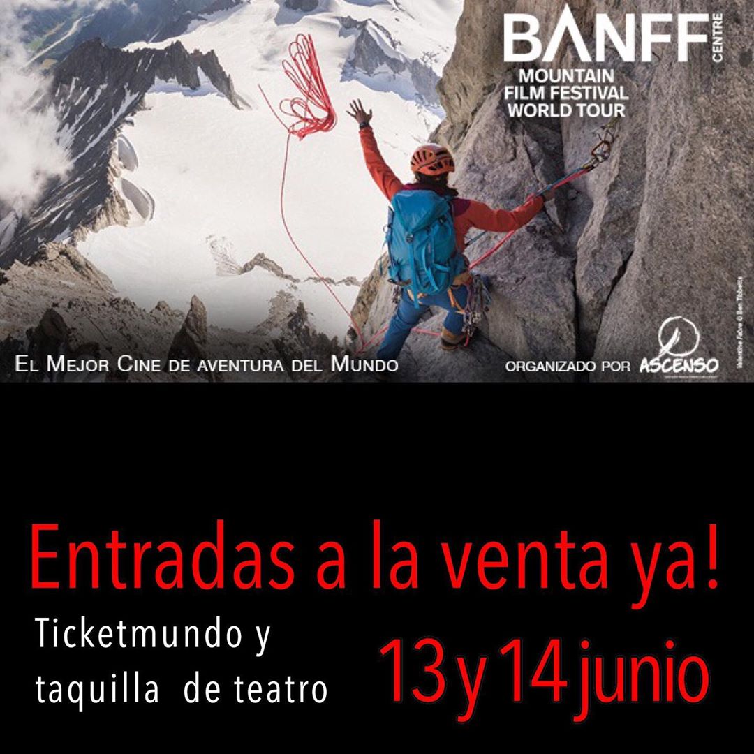 Este 13 y 14 de Junio el World Tour del Banff Mountain Film Festival se presentara en Caracas en el CC Chacao