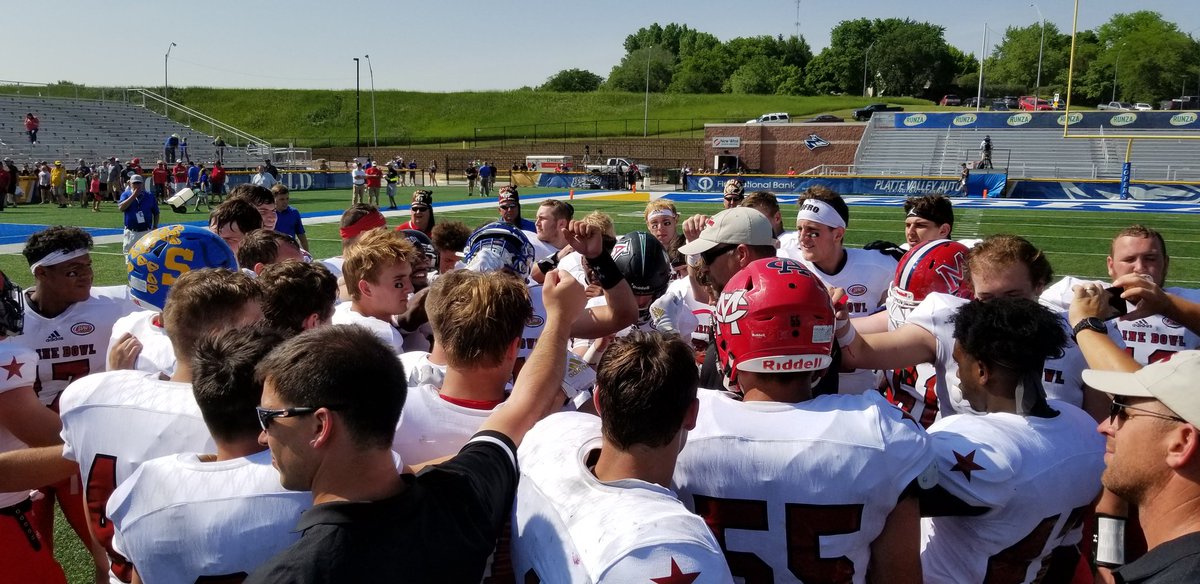 Coach_Kern's tweet photo. "We always want to win the game, but if you learned anything from me this week, it was that the two most important things you can do in your life are to be a great father and husband."
-@CoachGSnodgrass 
@NEShrineBowl #NSB61 https://t.co/qZPC1ZBdem