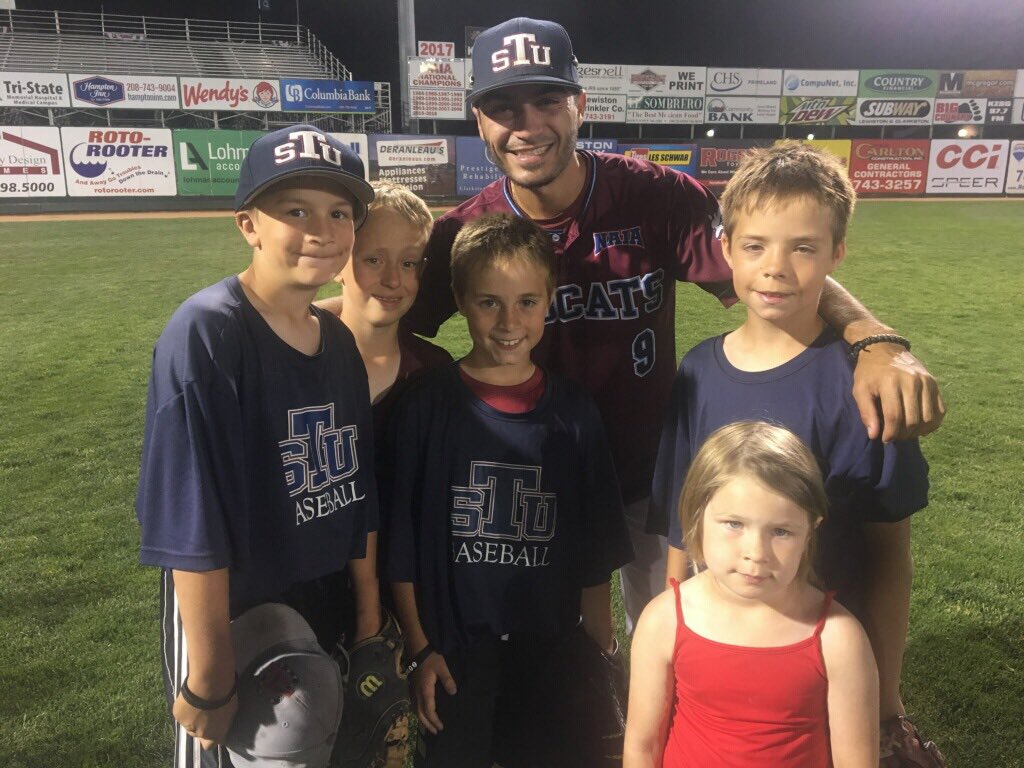 gusguerra19's tweet photo. Wasn’t the result we wanted but more than thankful for the experience and impact we left while just being ourselves and growing the STU brand. Ofcourse I also can’t leave out my biggest two supporters who made it out to every game this year, I love you Mom and Dad 💙 #JustSTUit https://t.co/kdQR3R4P2V