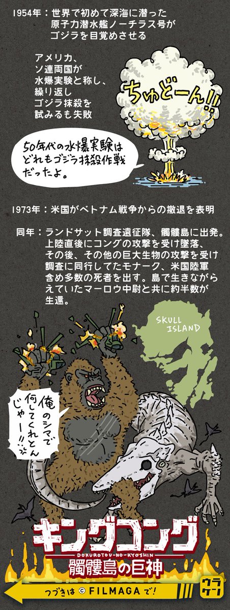 ゴジラkom見た人向け キングオブモンスターズ を1000倍楽しめる激アツ感想やファンアートまとめ Godzillamovie 3ページ目 Togetter