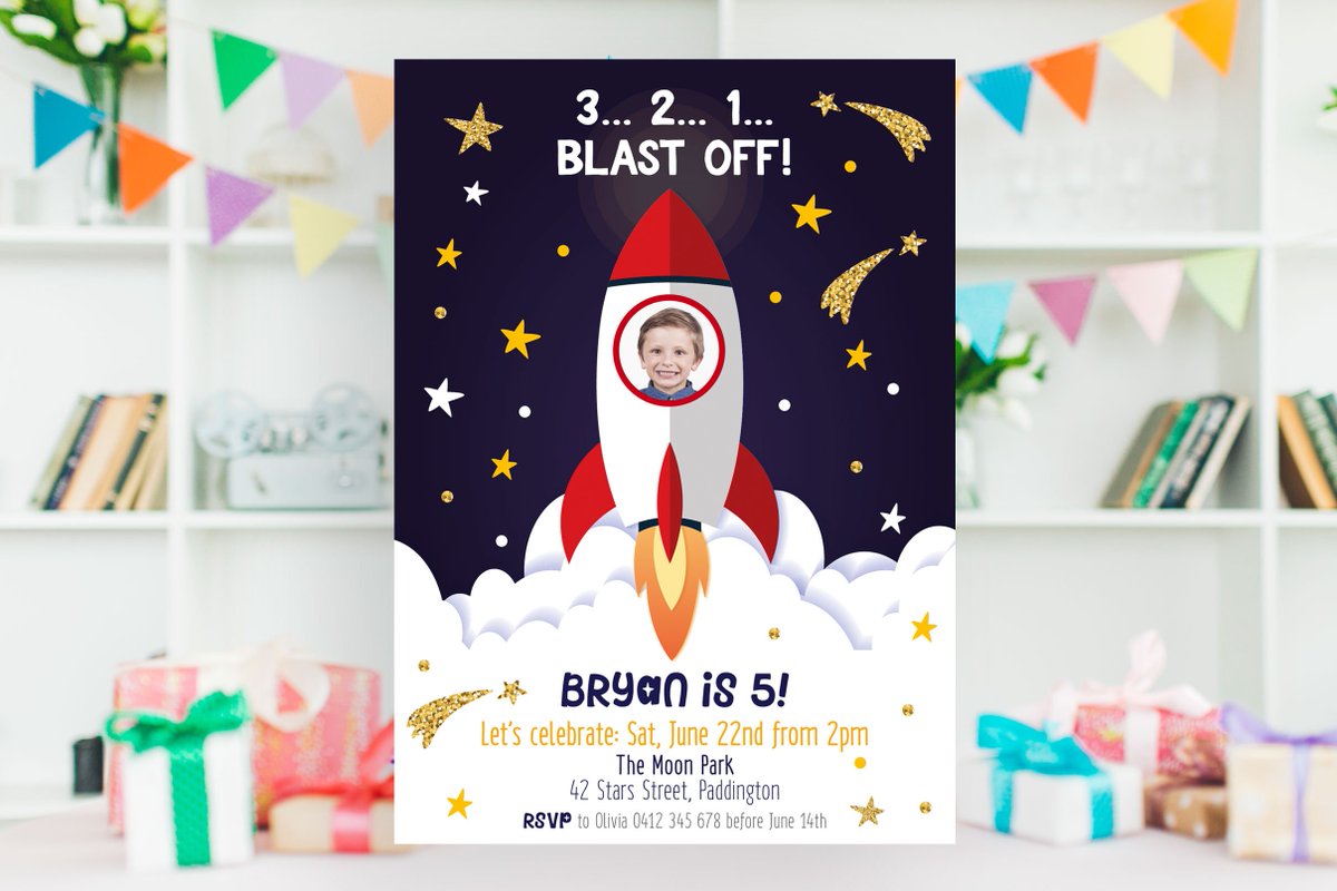 isuggestthis1's tweet photo. 3..2..1.. Blast Off!! A Space Party Invite is now available
https://t.co/W9QsbomkRr

@eBay #spaceinvitation #boybirthday #SpacePartyTheme #invitations #printable #InvitationCard #outerspace #BirthdayInvite https://t.co/kkCf0AJ9TB