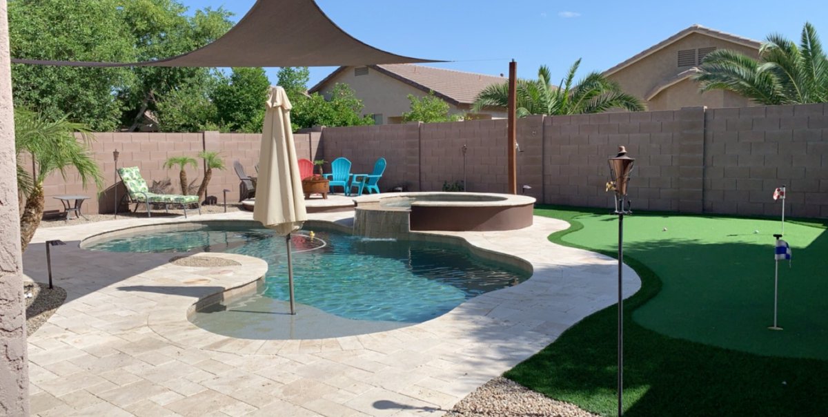 AzMidnight6's tweet image. Pools clean, yards clean. Ready to party next weekend