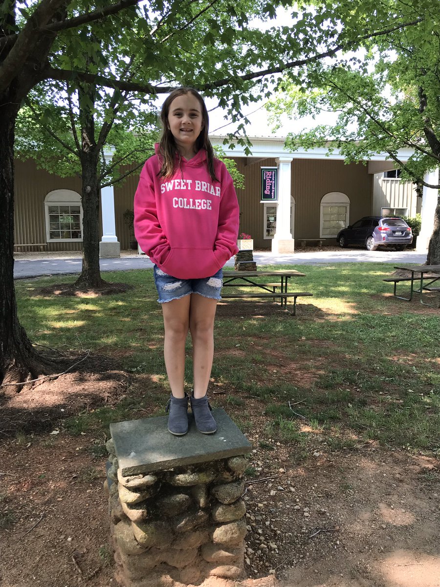 Her happiest of happy places. #SweetBriarCollege riding center. @SweetBriaredu @sbcalumnae