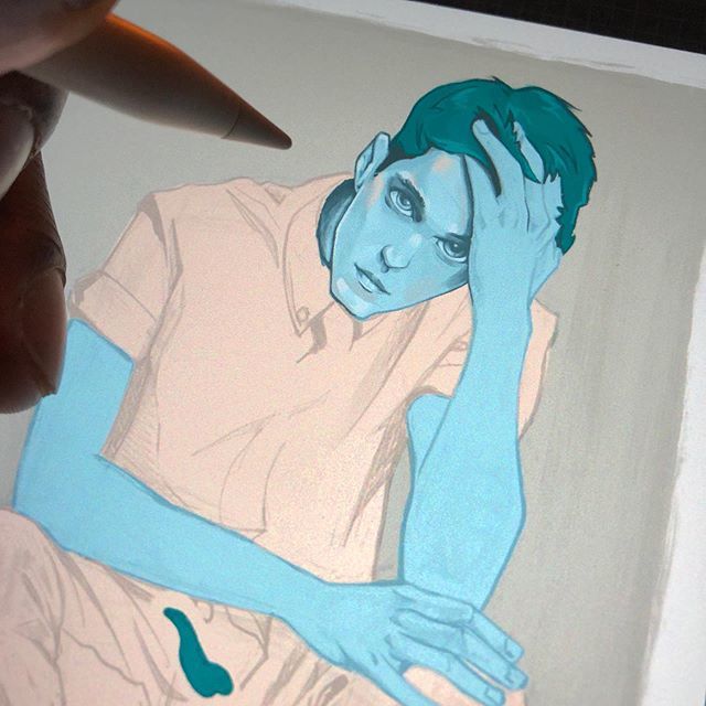 _natzcorner_'s tweet image. WIP Been sat doodling on this this evening. Won’t get it finished now. Maybe tomorrow. #wip #referencephoto #fashion #digitalart #illustration #procreate bit.ly/2XjsNlL