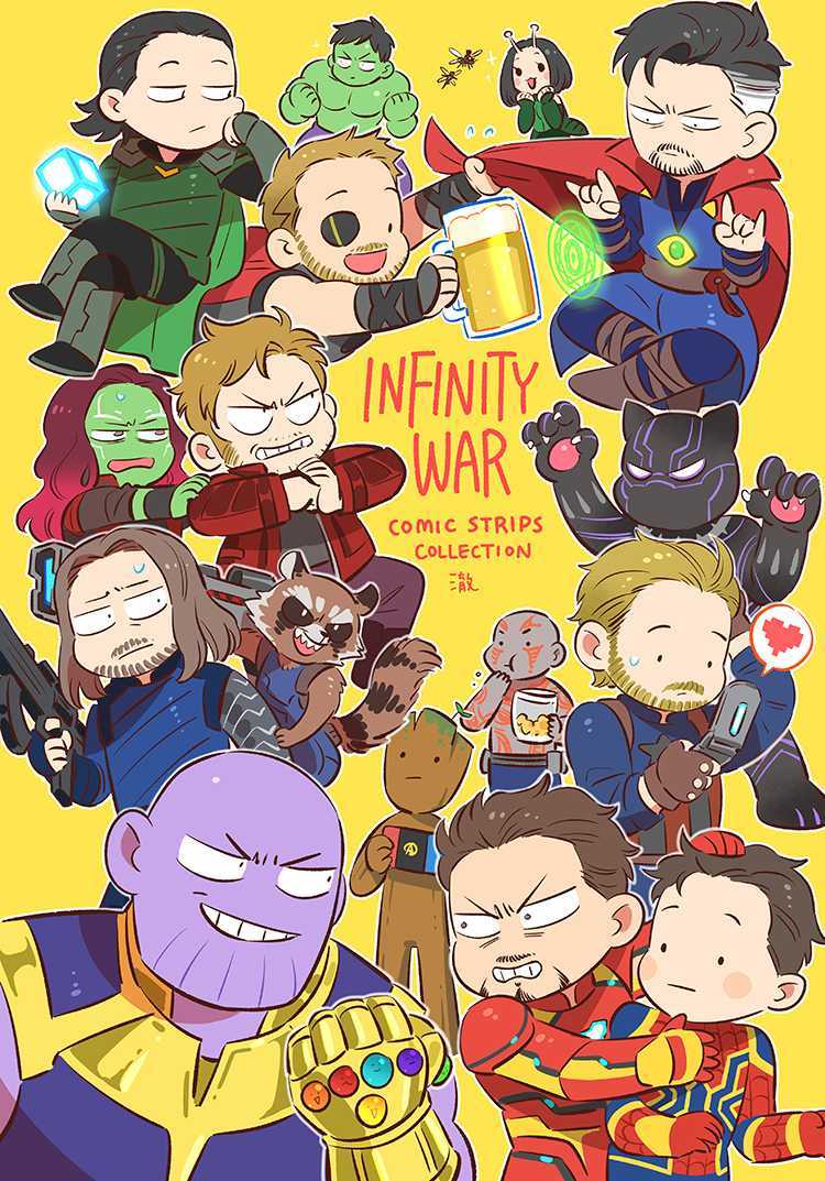 【Infinity War Comic Strips】books have reprinted ! all in stock now?! you can buy it here! and also other products❤️  https://t.co/yybT9FWBhu https://t.co/8vM6bqA8XX 