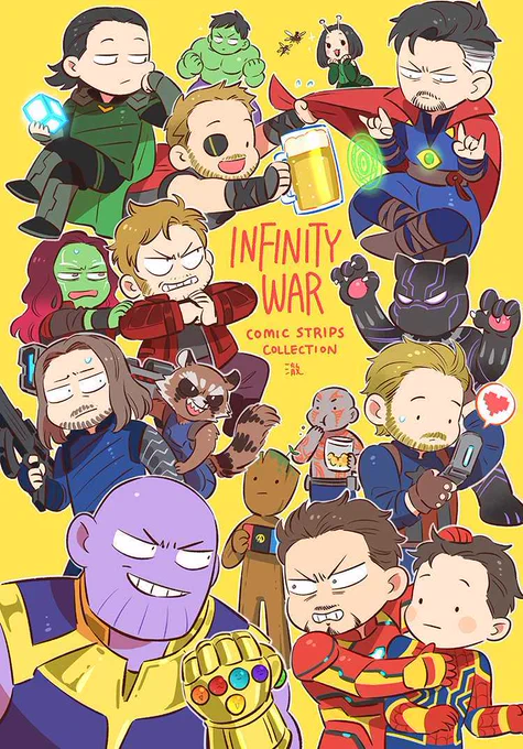 【Infinity War Comic Strips】books have reprinted ! all in stock now?! you can buy it here! and also other products❤️  https://t.co/yybT9FWBhu https://t.co/8vM6bqA8XX 