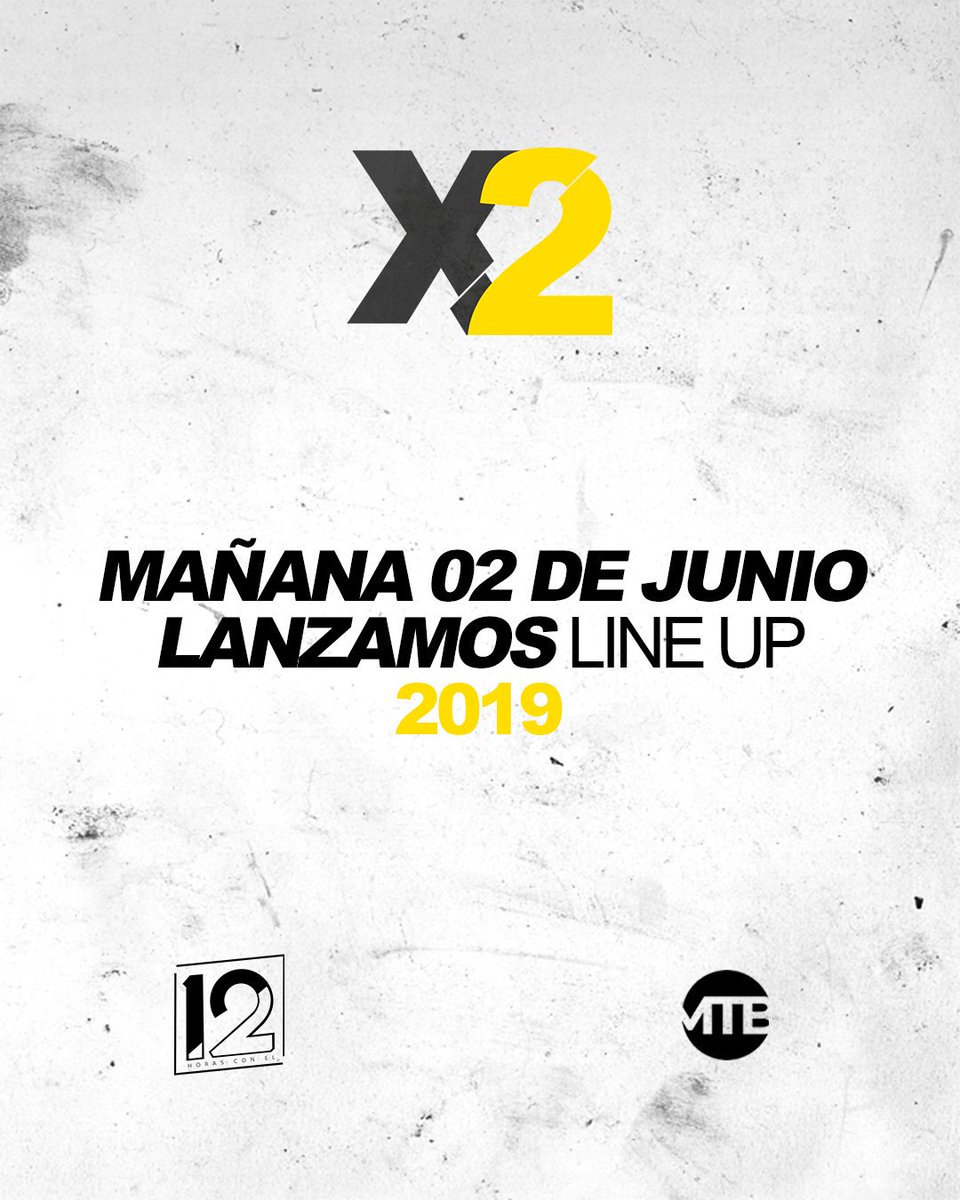 12HorasConEl's tweet photo. Aparta la fecha! 
#12HCE19 #X2 https://t.co/ZZVu8j1iYx