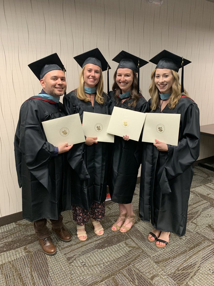 MKariesch's tweet photo. So lucky to have these SLP teachers with me as we worked towards our masters degree! #SLPPantherProud #smumn @MissBellSLP @EmilyCasey222 @ediramiluhmann https://t.co/NEiPdvj2G6