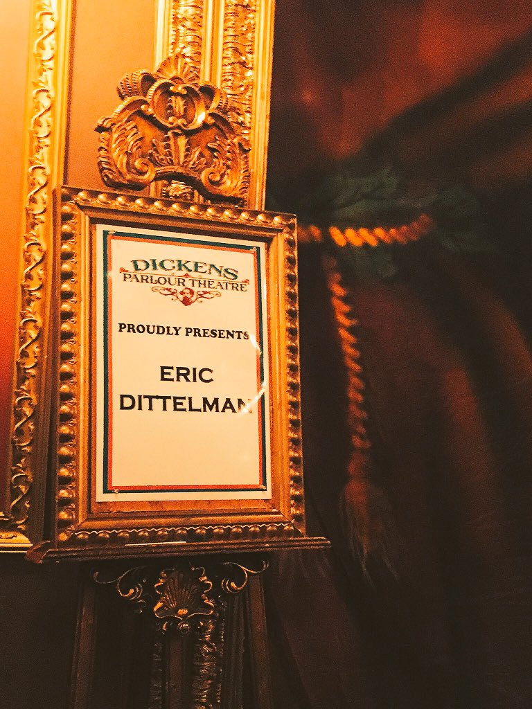 EmilyVMagic's tweet photo. A HUGE shout out and thank you to @EDittelman and the @DickensTheatre in Millville, DE for an AMAZING show and fantastic evening. Eric is a fantastic mentalist, and if you’re in the Bethany Beach area, I can’t recommend this place enough. 🎩🐇 https://t.co/UkmSojBmuf