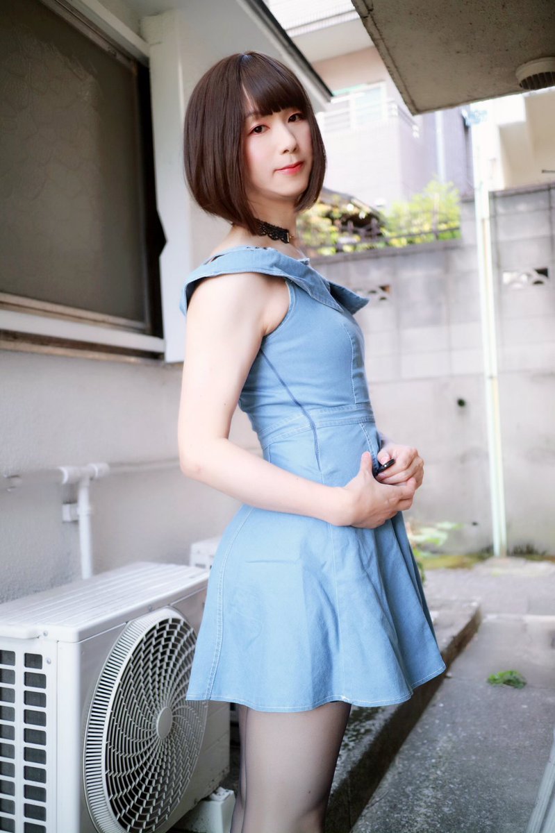 しょうこ 女装子 外出ワンピ8 女装 女装子 女装男子 しょうこ 男の娘 伪娘