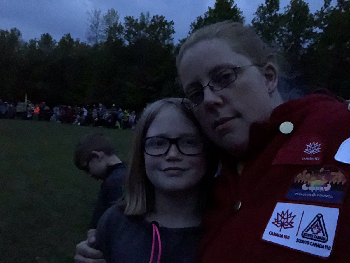 mommaofthree67's tweet photo. Campfire selfies!! Jurassic World Voyageur Cuboree 2019 @voyageurscouts @scoutscanada #cuboree #jurrasicworld #camping #cubsdostuff #campfire #tradition #songs #23rdNepeanCougarPack #lordbadenpowell https://t.co/LyglWNNILA