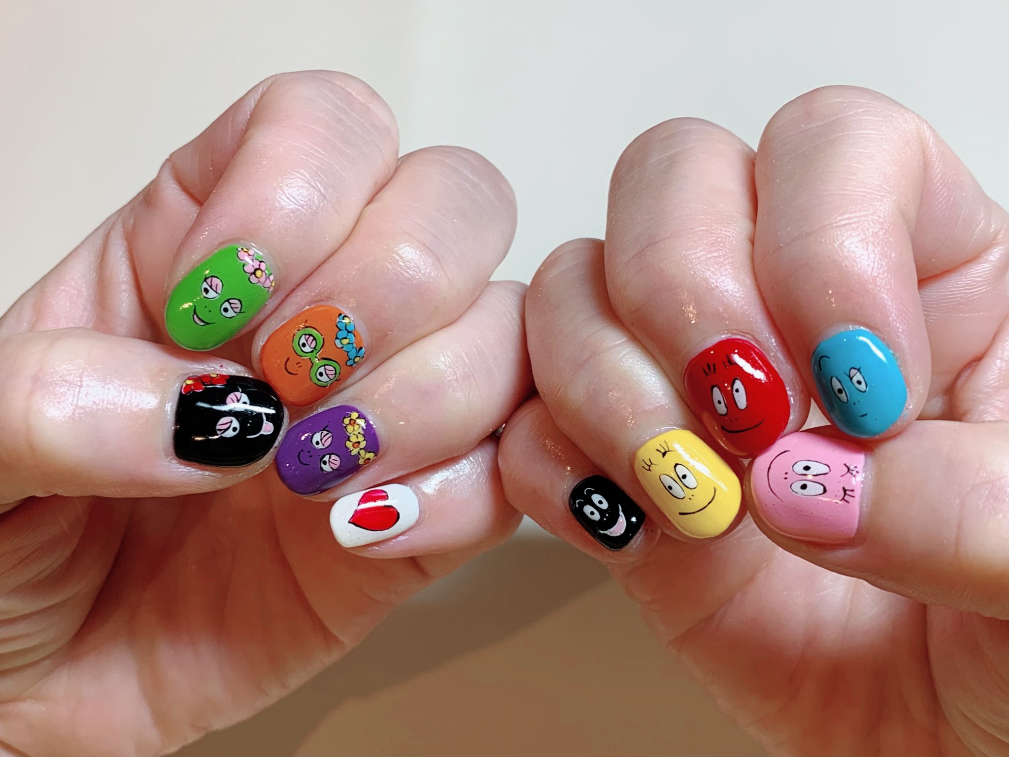 Tokio Nail Tokionail 新宿御苑前 ネイルサロン キャラネイル 痛ネイル イベントネイル 手書きアート 春ネイル Barbapapa バーバパパネイル バーバパパ T Co Xldwrb07do Twitter