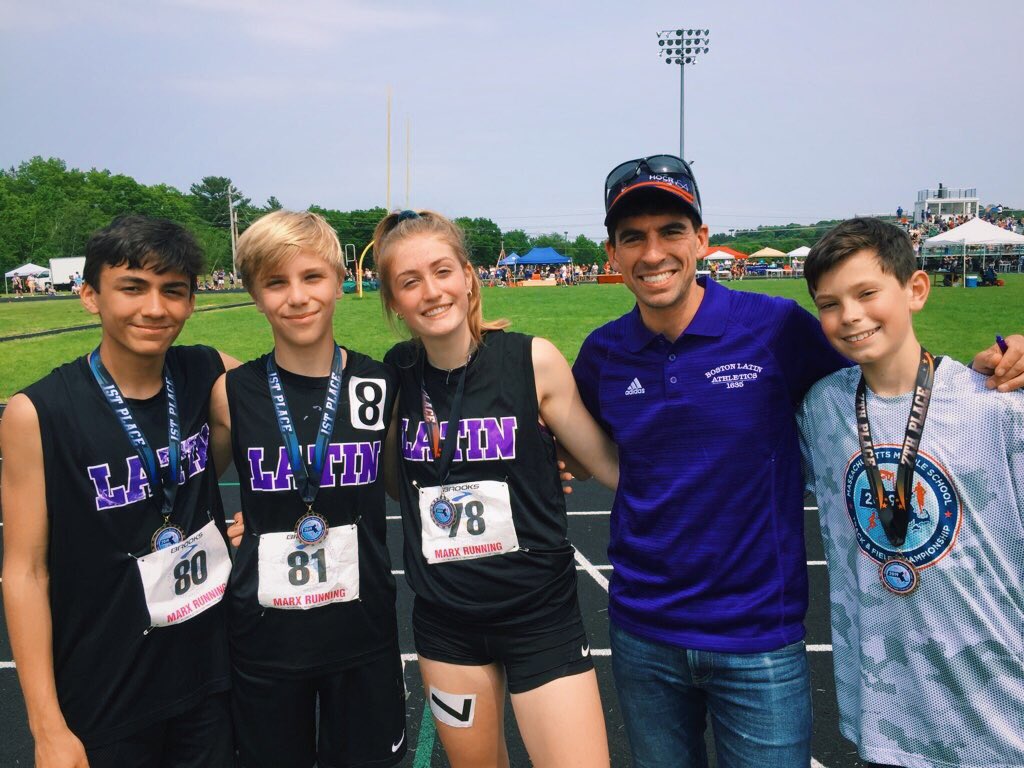 Great day for the Wolfpack at the Middle School State Champs this morning! David Rivkin 1st w/ a 2:12 in the 800m, Dennis Satchek 1st w/ a 4:59 in the mile, Cece Jackson 2nd w/ a 62 in the 400m, and Colin Fisher 7th w/ a 5:13 in the mile! &amp; shoutout to Coach P you’re the best!