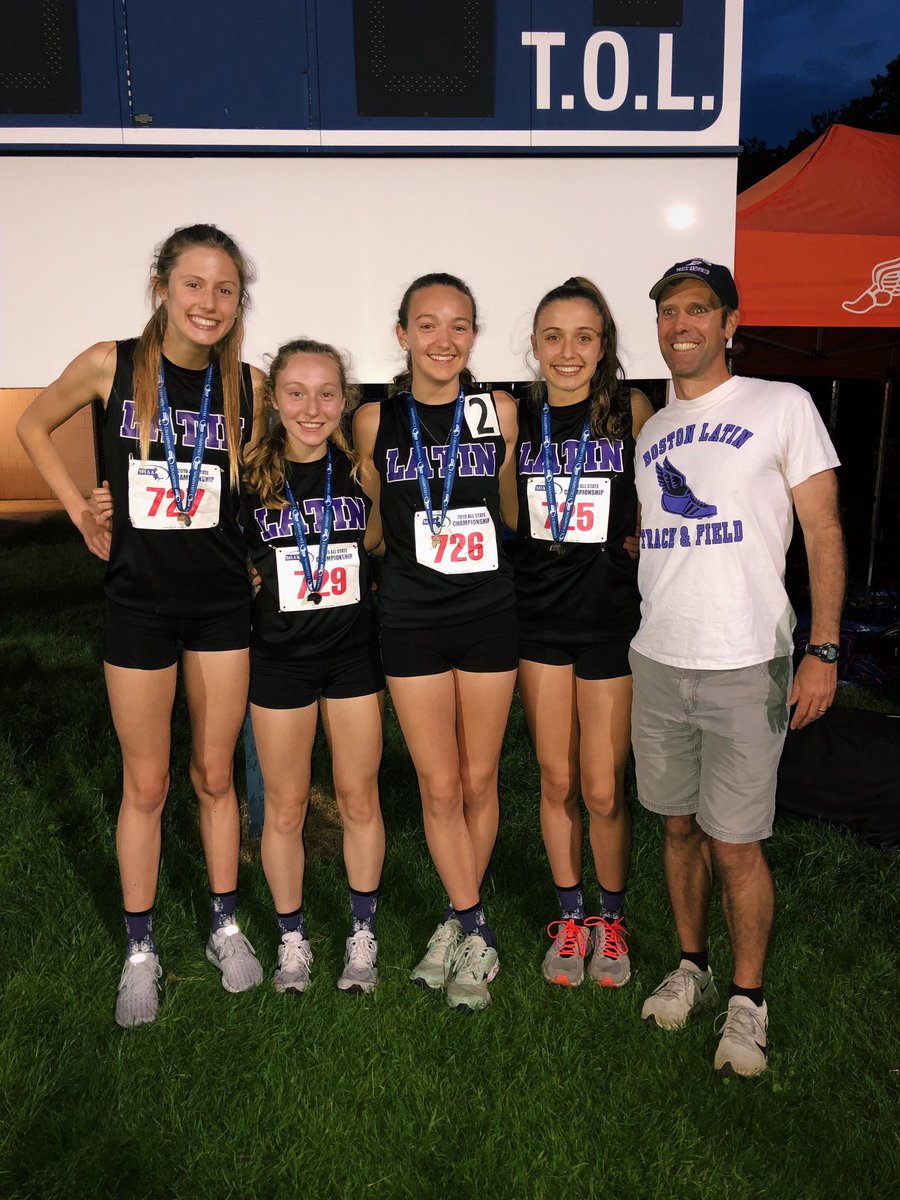 At Westfield State, Boston Latin girls 4x800 (Abdow, Ahearn, Tassinari, Jackson) are state champions!!! <a href="/BLS_Athletics/">Boston Latin School Athletics</a>