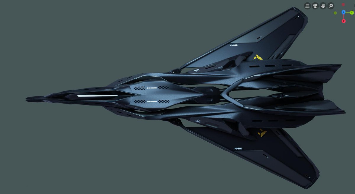 IMilk_ManI's tweet photo. Sci-fi combat jet made with Mech/fy and DecalMachine
#b3d #eevee #mechfy #decalmachine #ProceduralArt #gameassets #indiegame https://t.co/N3dMlmiaxz