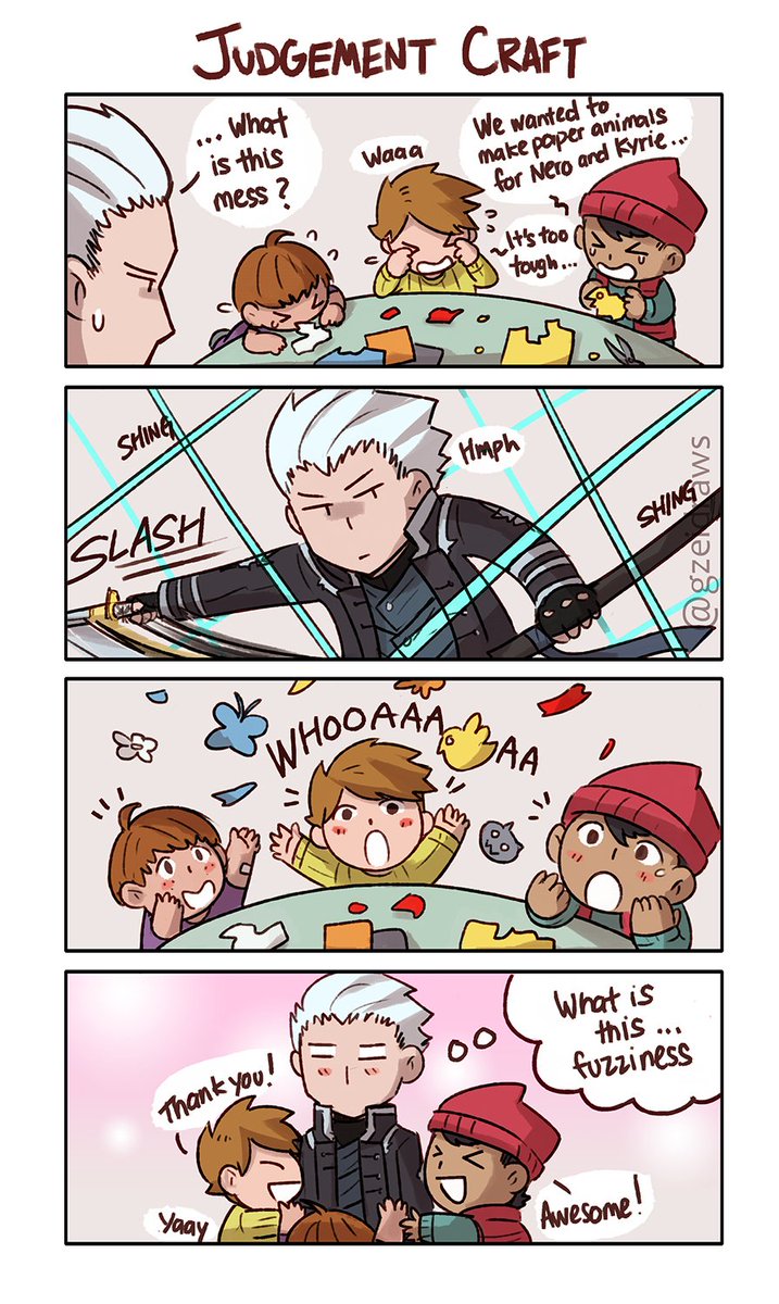 Vergil's Motivational Life #34
Featuring the orphans from 'Before the Nightmare' (Carlo, Kyle, Julio) :D

#DMC5 #DevilMayCry5 