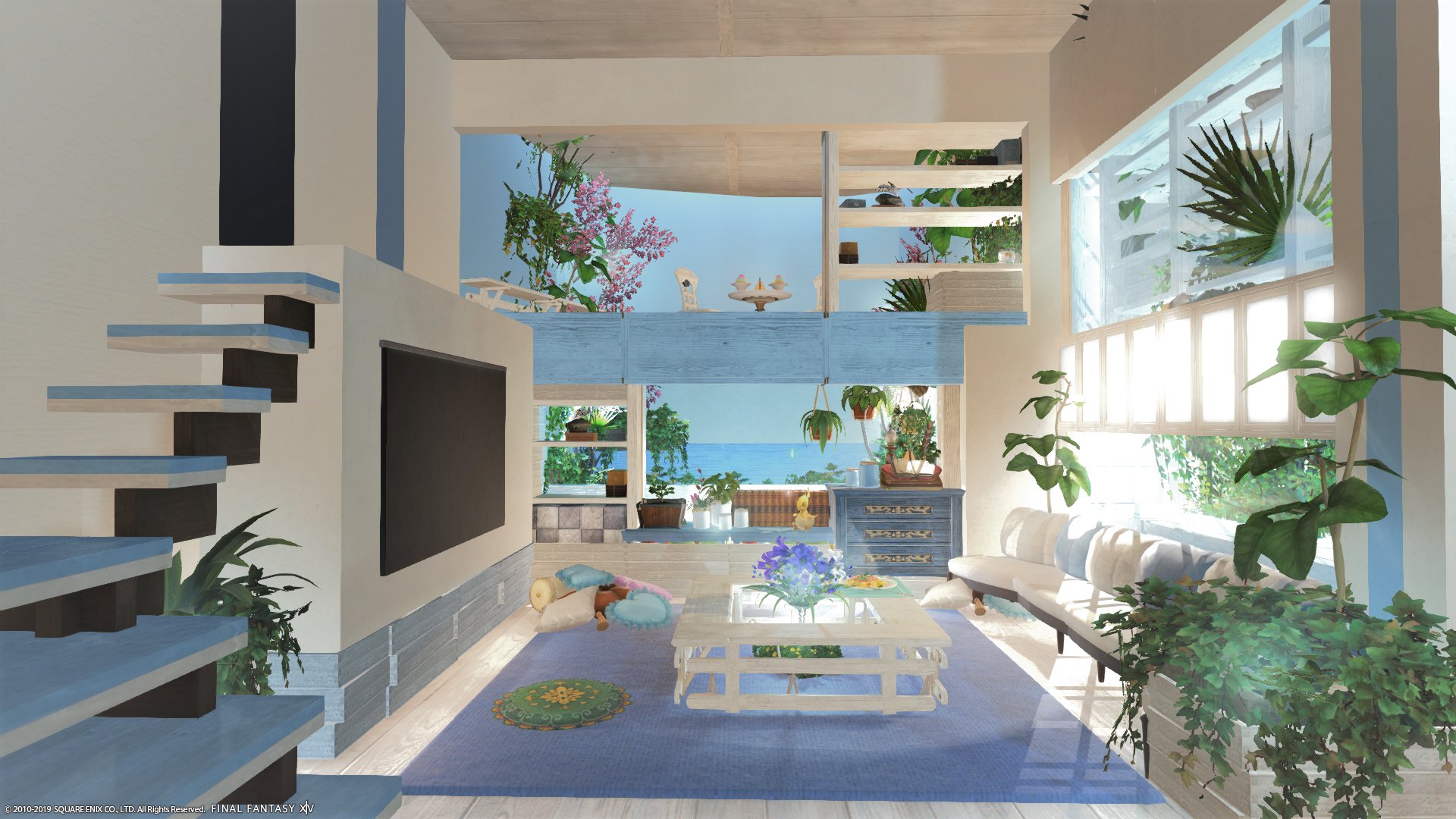 Nora Rappy Carbuncle 海の見える部屋 夏らしい感じにしてみました Ff14ハウジング Norarappyhousing T Co Cw60bnyjwb Twitter