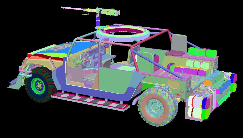 世紀末女子高生さん用にハンヴィーを魔改造中～😊
あとは武装を・・・ 