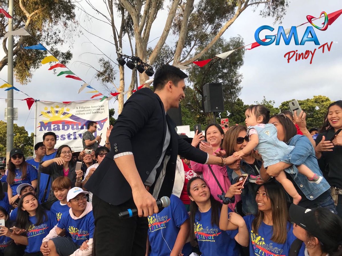 gmapinoytv's tweet photo. Hindi magkamayaw ang audience sa inihandang numbers ni @akosimangtomas ! Salamat sa walang sawang pagsuporta at pagmamahal, mga Kapuso abroad! Hanggang sa uulitin! #TomRodriguezInUS #PIDC2019 https://t.co/wjx3xpx6u7