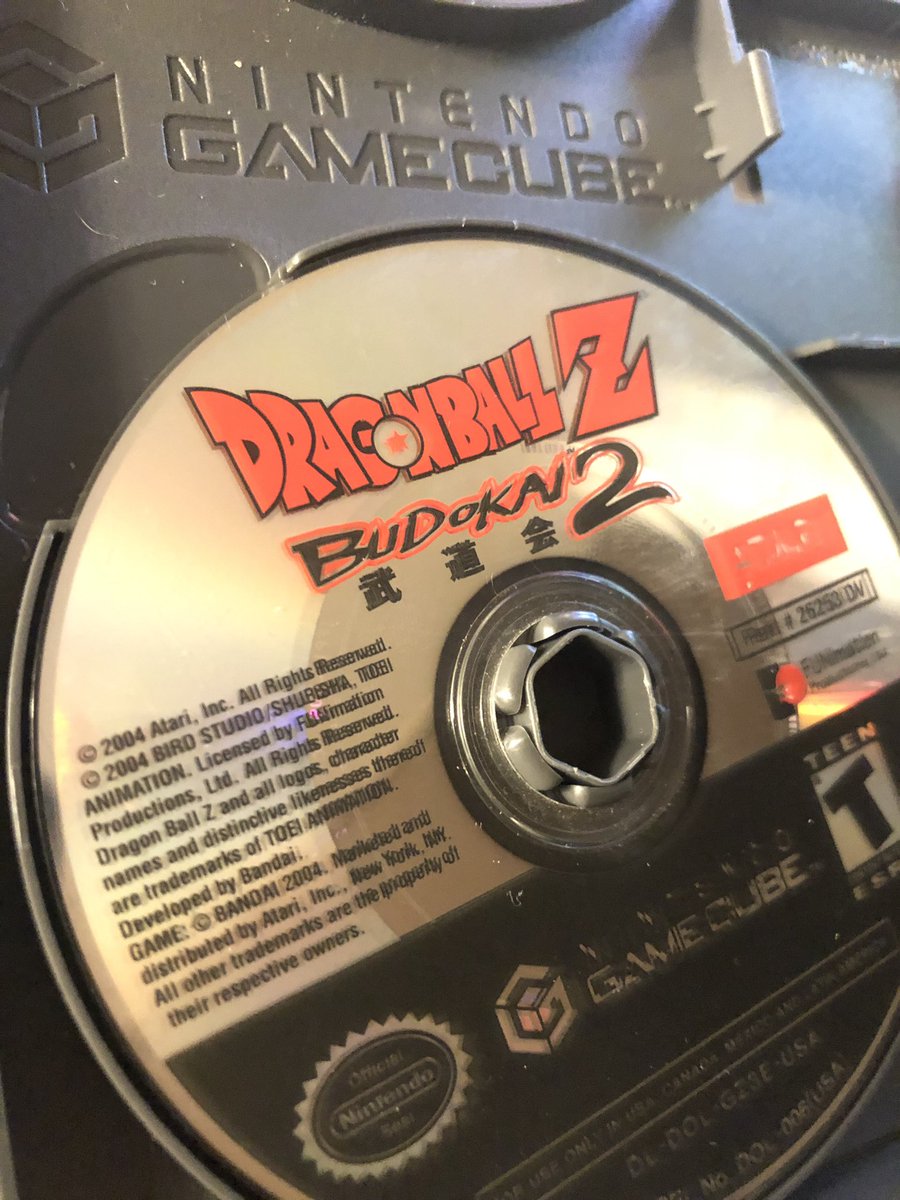 TechyRetro's tweet image. #dragonballz #budokai2 #gamecube #atari