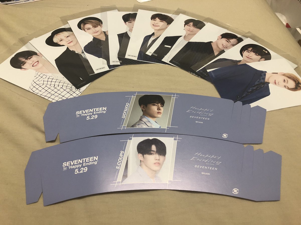 Hasil gambar untuk album svt happy ending and merch