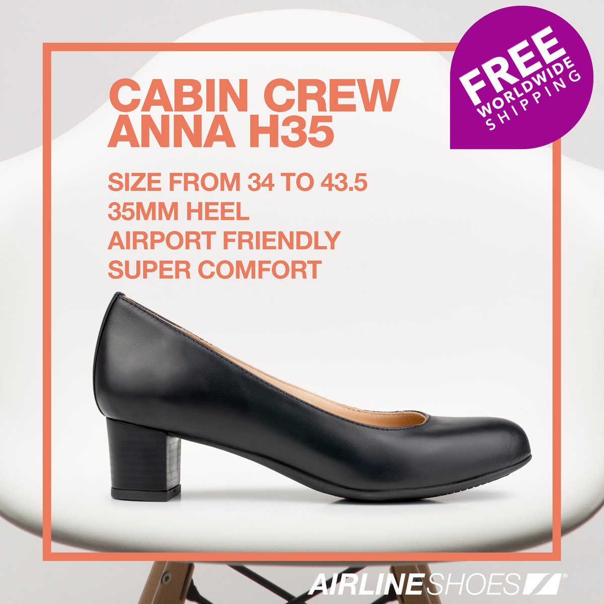 Emirates Cabin Crew Shoes