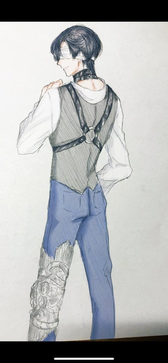 現代銃 ハーネスベルト かんばやし𓆗𓆙 低浮上気味のイラスト