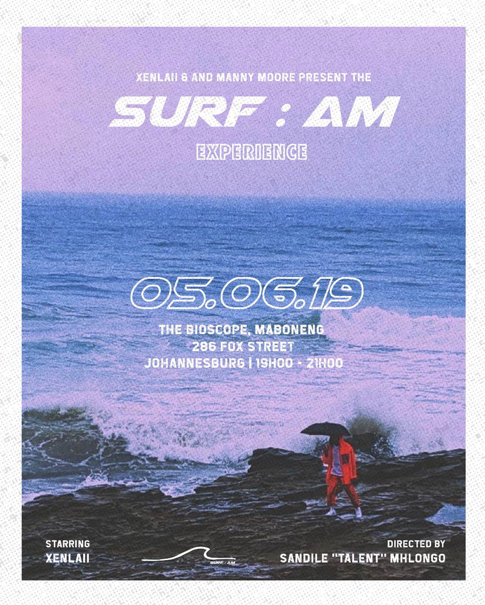 AndMannyMoore's tweet photo. We came together with @Xenlaiiwave to give you the Surf:AM Experience where we take a deep dive into his new EP titled “Surf:AM”
RSVP link in bio 🏄🏾♀️🏄🏾♀️🏄🏾♀️🏄🏾♀️
#SurfAM #KwazeKwamnandi #TheSurfAMExperience https://t.co/qTP6CHc2EX