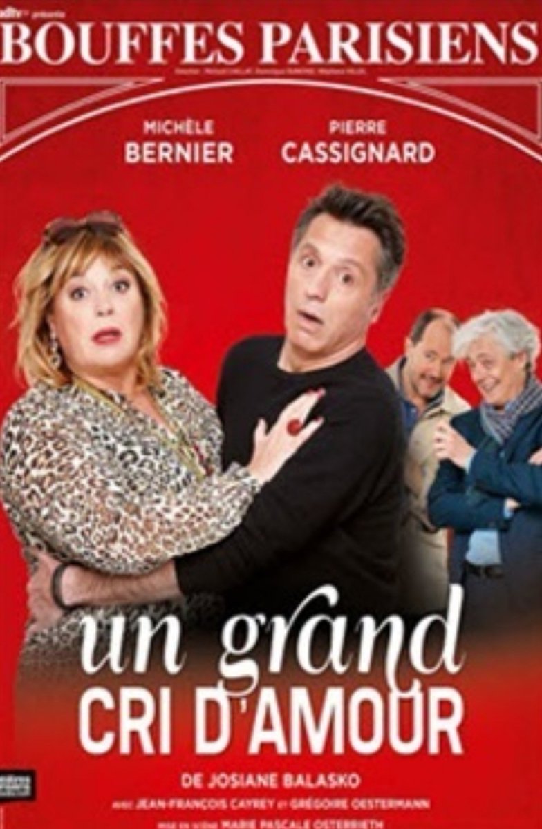 Qui n'en a pas pas rêvé ? Bah nous on y court ..surtout quand c'est <a href="/Bernier_Michele/">Michèle Bernier</a> &amp; @pierrecassignard qui sont à l'affiche ! 💖💙🌟