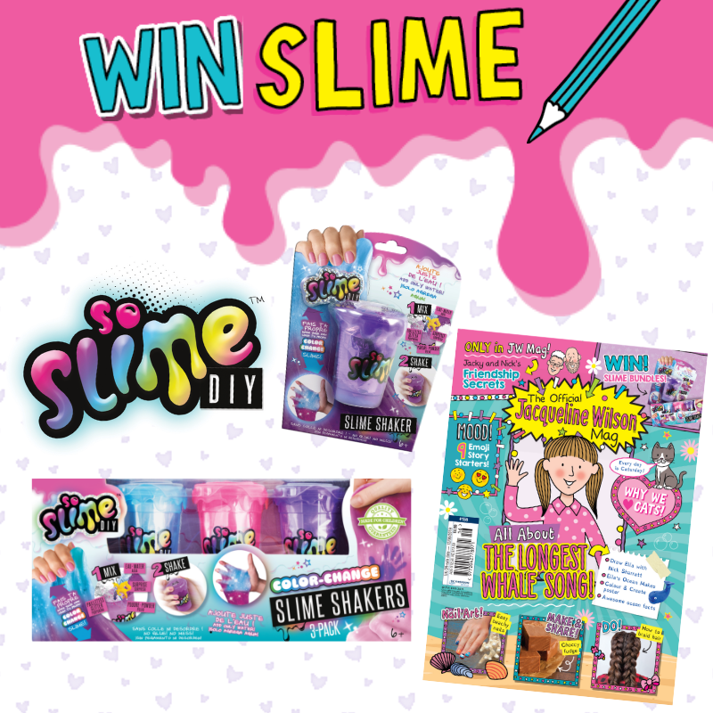 OfficialJWMag's tweet photo. OH. MY. GOSH! We're giving away EIGHT bundles of #SoSlimeDIY goodies! Find out how to enter the #competition for your chance to #win inside The Official #JacquelineWilson Magazine! 🎉 #CanalToys #slime #winslime https://t.co/3nEVjHahC5
