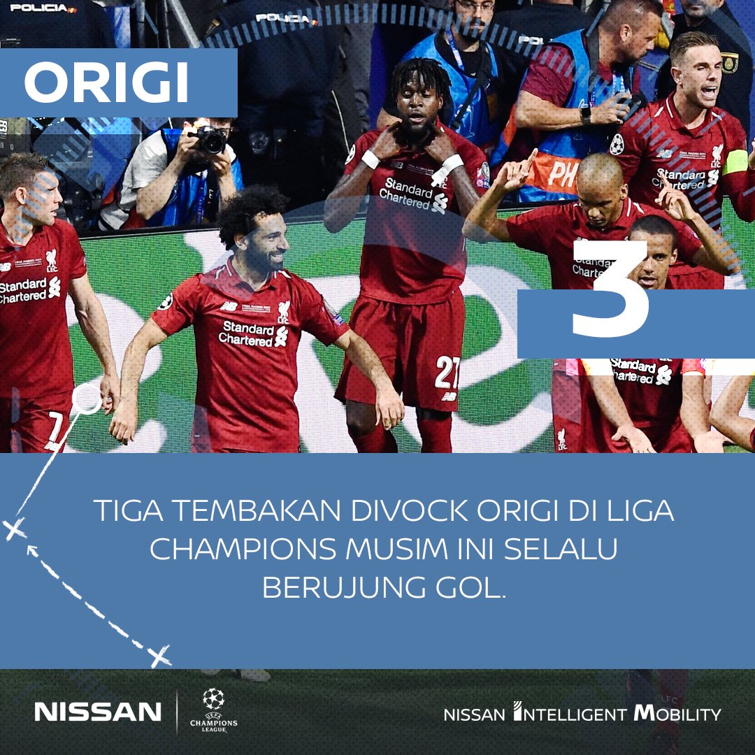 3️ Tembakan
3 Gol
1️ Trofi

#InnovateYourGame 🧠⚽@NissanFootball